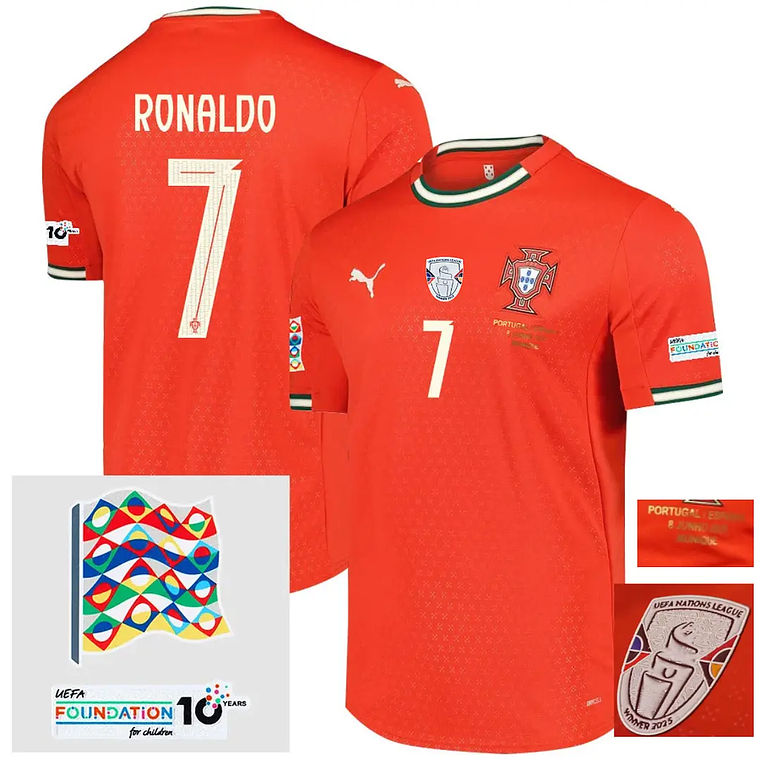 Camisola RONALDO Portugal Final Liga das Nações 2025 - (Em stock | Entrega 48h) 1