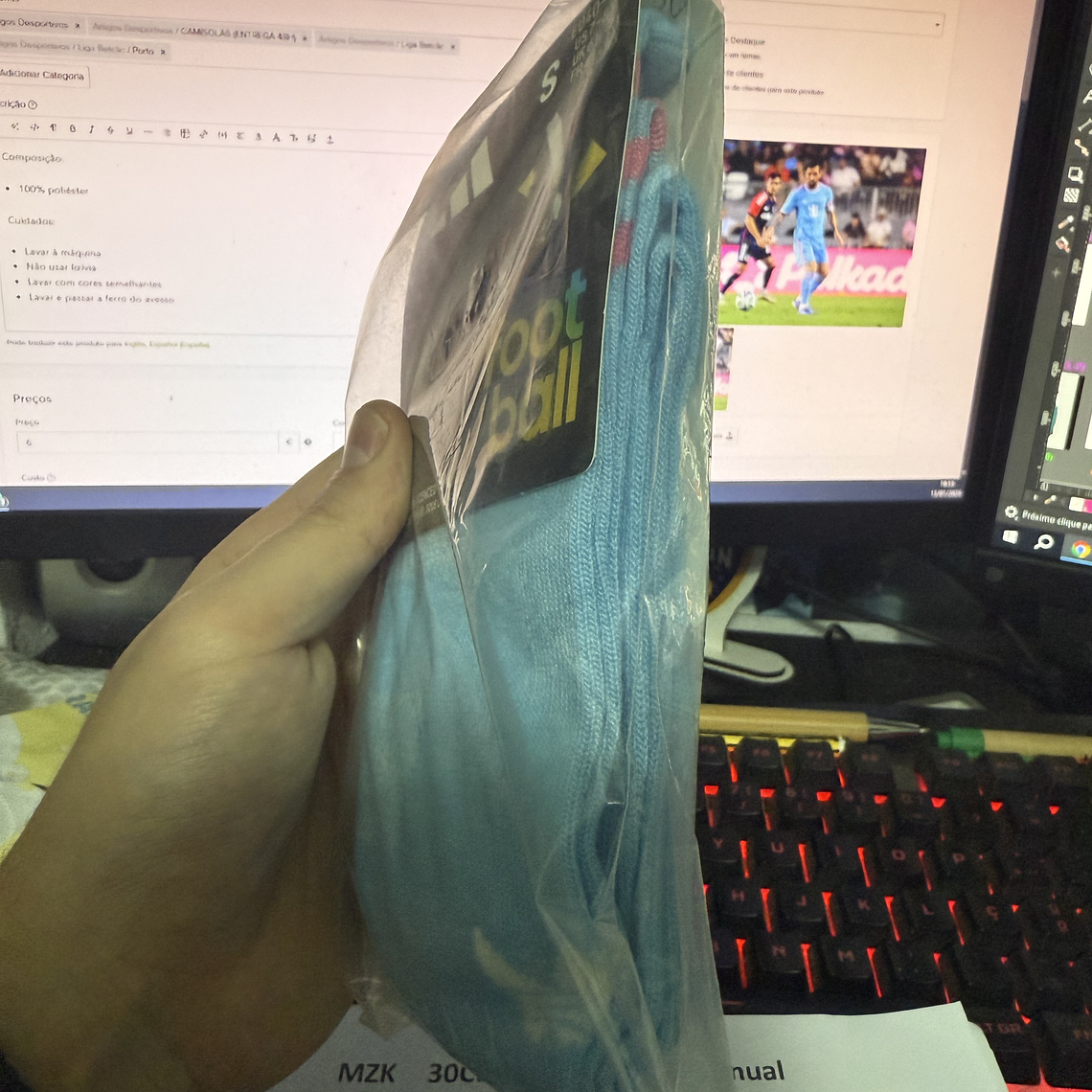 Meias azul e rosa 24/25 Inter de Miami EP25/26 p/Criança - Entrega 48h 2