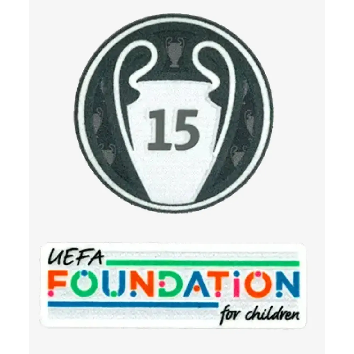 Patch / Badge - Champions League + Foundation - Real Madrid 15 - Kit 1