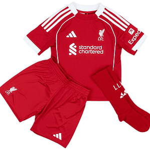 Kit Criança Principal Liverpool 25/26 - (Em stock | Entrega 48h)