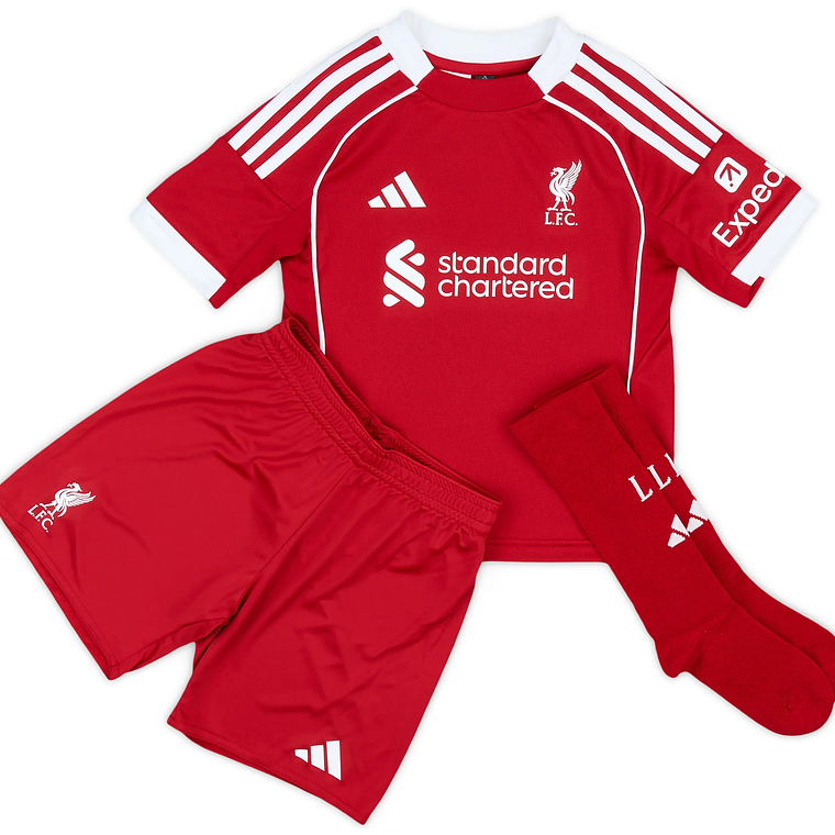 Kit Criança Principal Liverpool 25/26 - (Em stock | Entrega 48h) 1