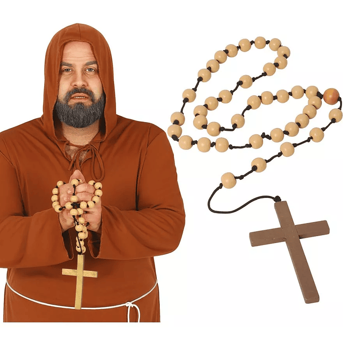 Rosário com cruz 16cm 1