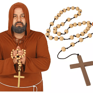 Rosário com cruz 16cm