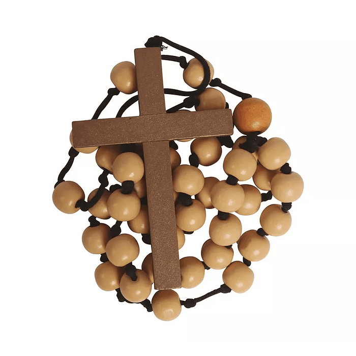 Rosário com cruz 16cm 2