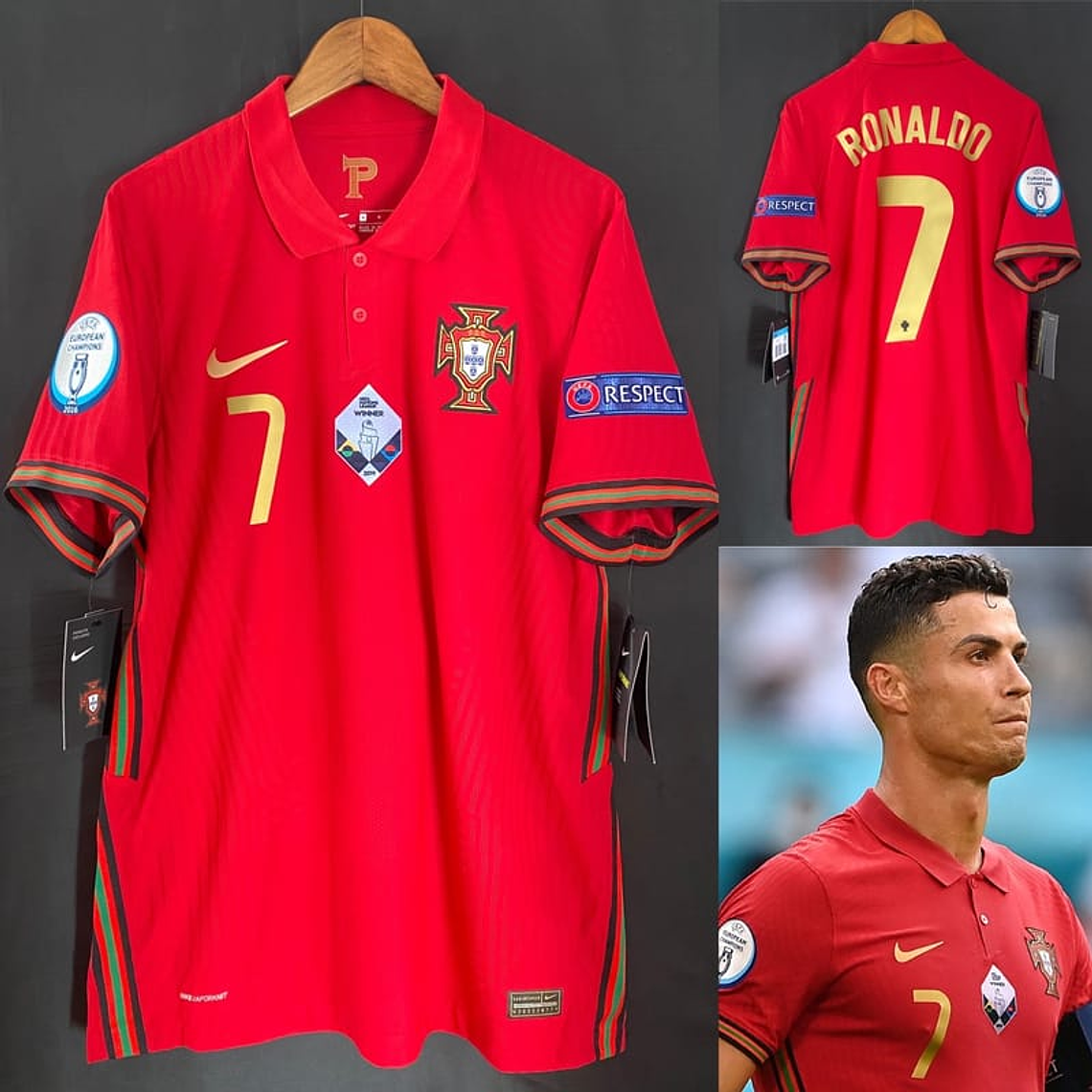 Camisola Portugal Euro 2020 - (Em stock | Entrega 48h) 2