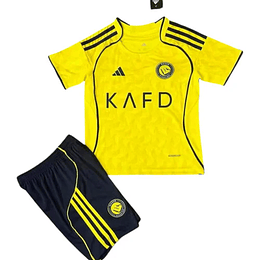 Kit Criança Al Nassr Principal 25/26 - (Em stock | Entrega 48h)