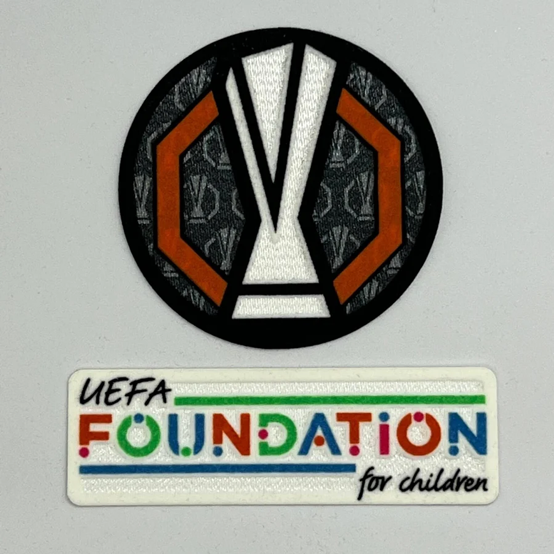 Patch / Badge - Uefa Europa League + 10th Anniversary UEFA Foundation - Kit 2 Patch's 1