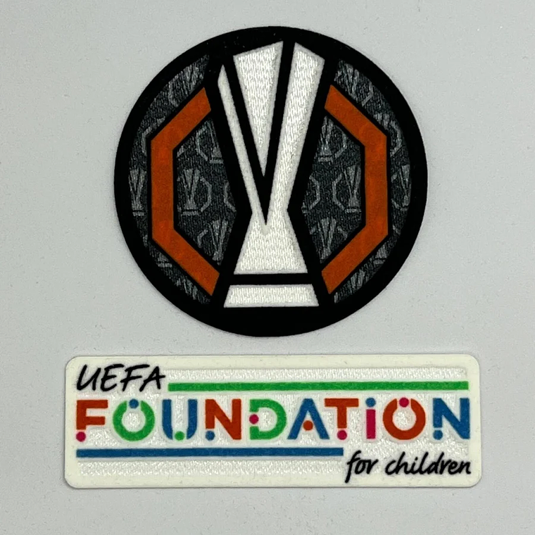 Patch / Badge - Uefa Europa League + 10th Anniversary UEFA Foundation - Kit 2 Patch's 1