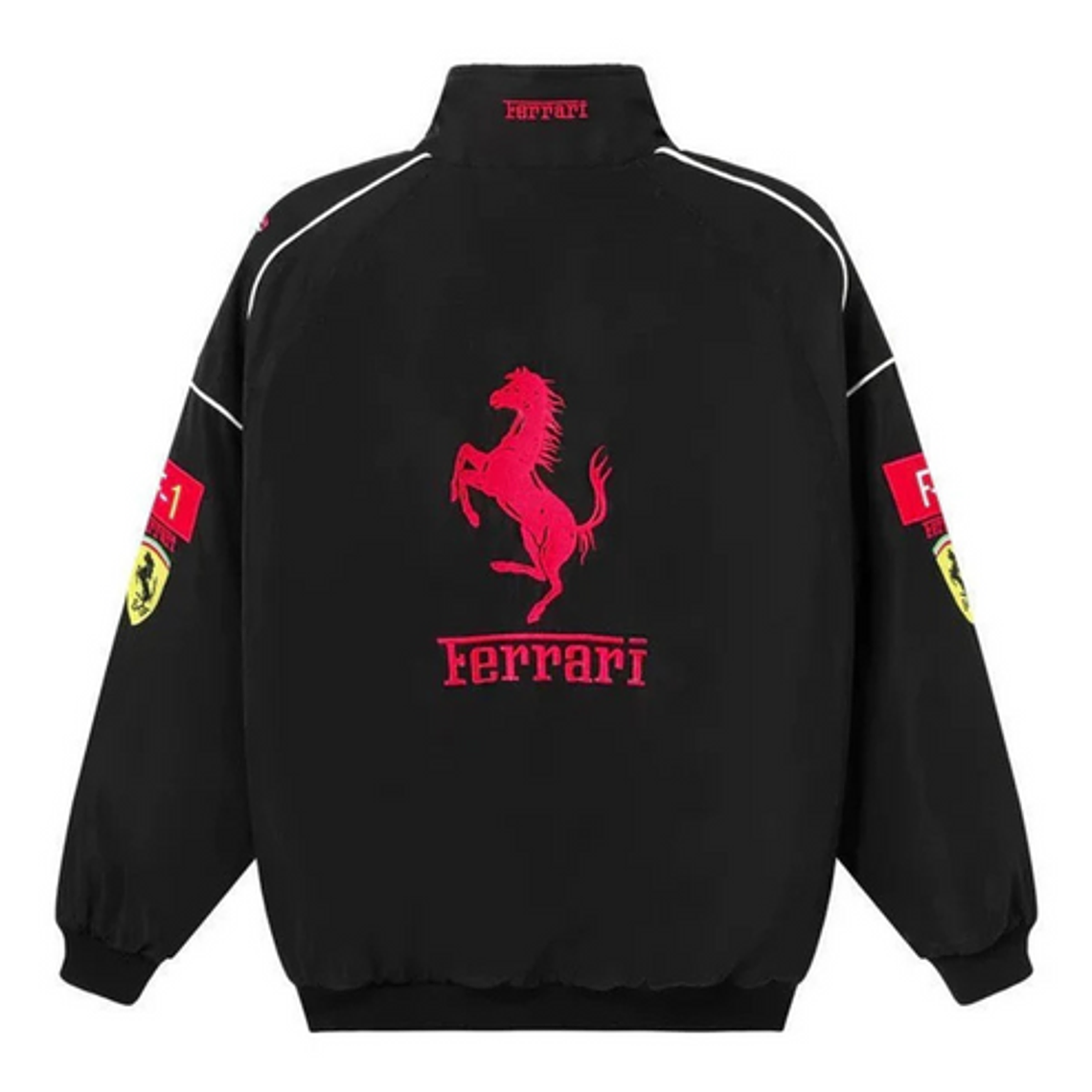 Casaco Preto Vintage Ferrari F1 Racing 2