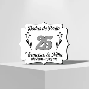 Lembrança de Casamento | Bodas de Prata