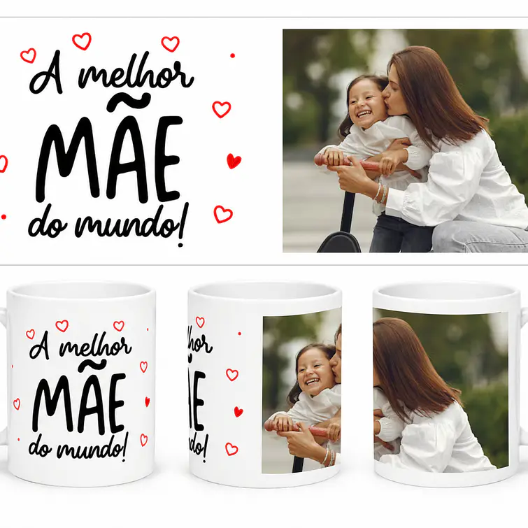 Caneca Para a Mãe c/ FOTO 1