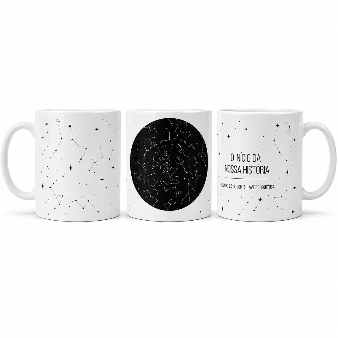 Caneca Mapa das Estrelas﻿ 1