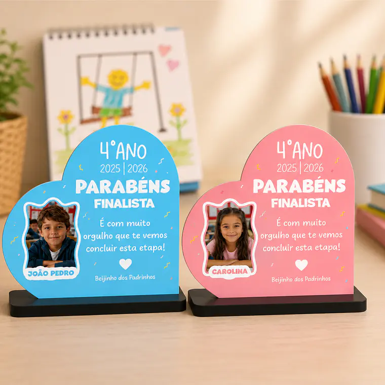 Troféu / Moldura Coração 
