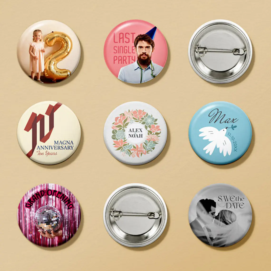 Crachás Personalizados | desde 0.26€ 2