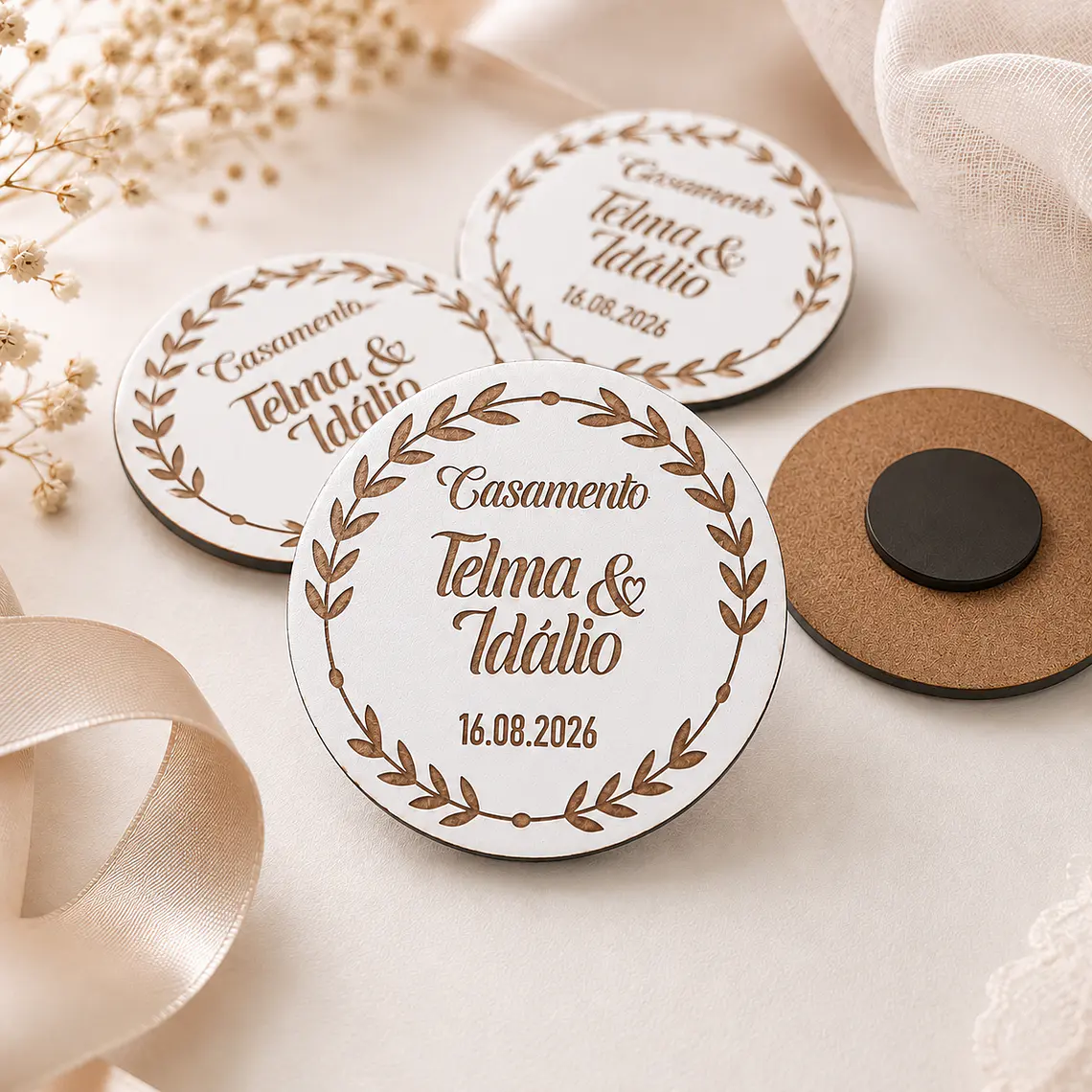 Lembrança de Casamento Redondo 1