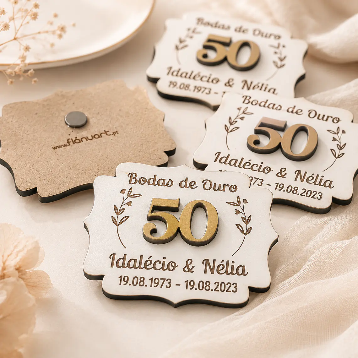 Lembrança de Casamento | Bodas de Ouro 1