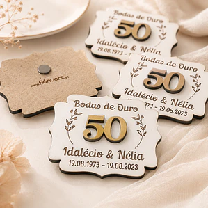 Lembrança de Casamento | Bodas de Ouro