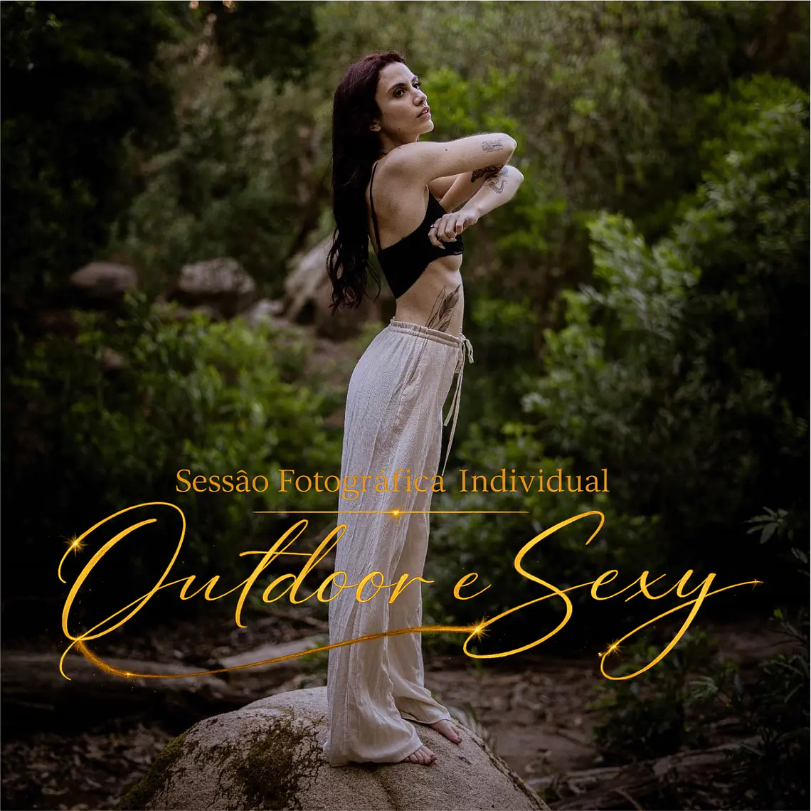 Sessão Fotográfica Individual Outdoor e Sexy  1