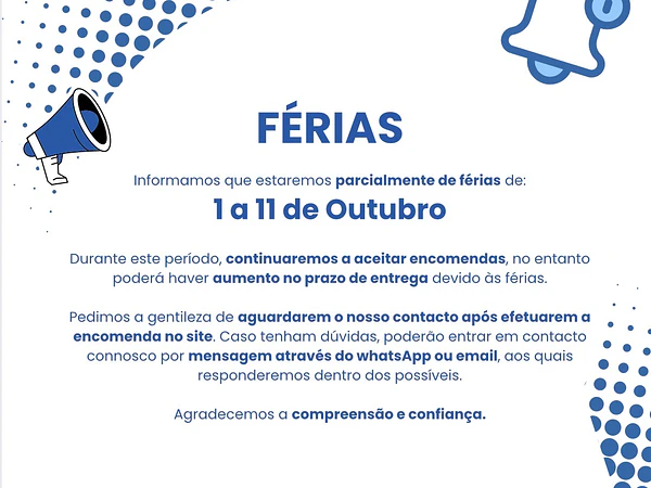 Parcialmente de Férias | 1 a 11 de Outubro