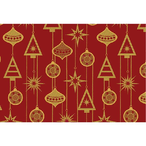 Papel de Embrulho Natal 70×100 25 Folhas – Bordô Dourado (desde 0.75€/cada) 1
