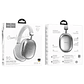 Audífonos Hoco W35 Max Joy Bluetooth Inalámbricos PLATEADO con Batería de 90H - Miniatura 3