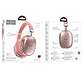 Audífonos Hoco W35 Max Joy Bluetooth Inalámbricos Rosado con Batería de 90H - Miniatura 3