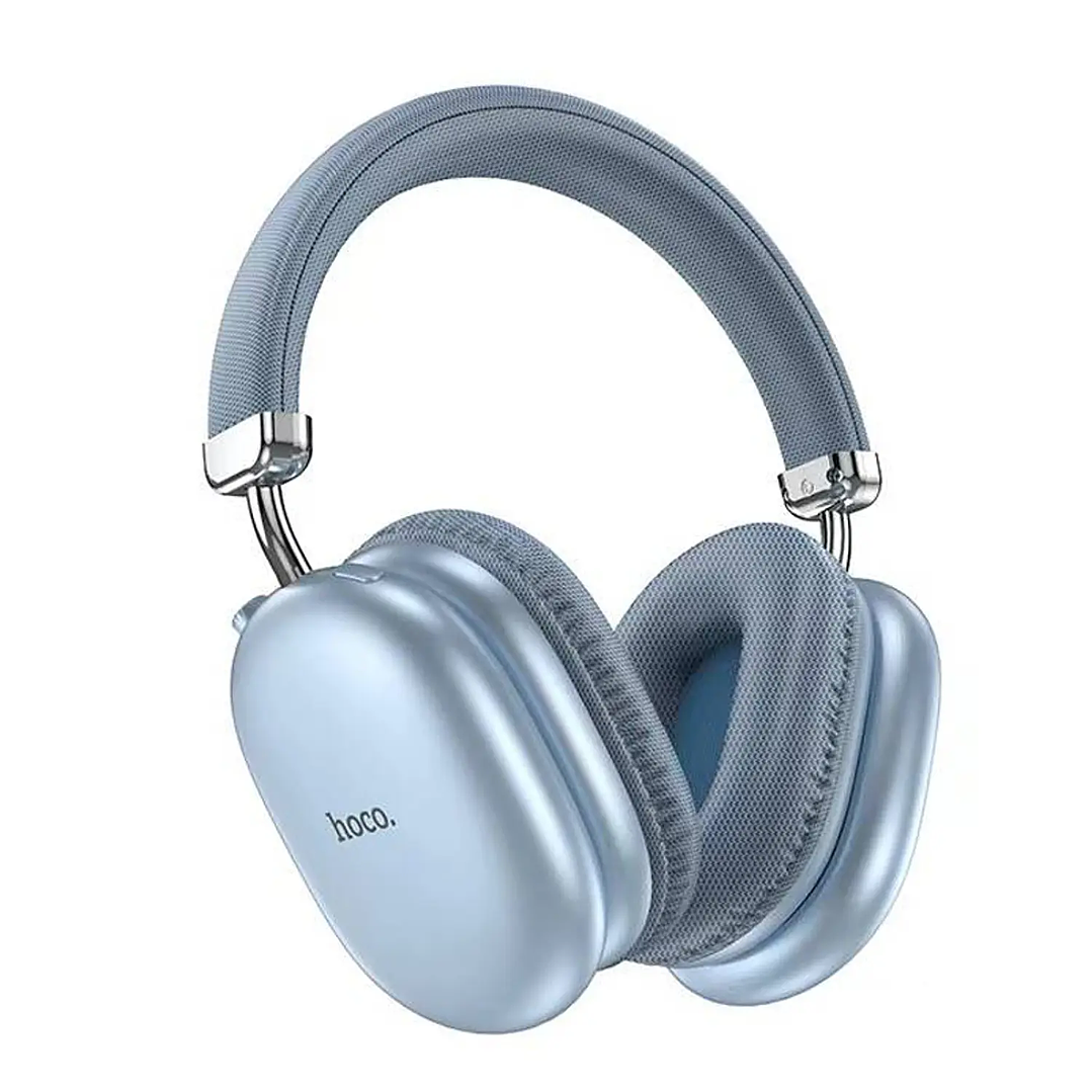 Audífonos Hoco W35 Max Joy Bluetooth Inalámbricos Sky Blue (Azul) con Batería de 90H 1