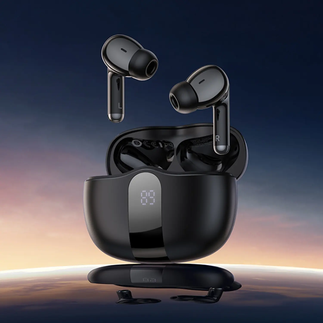 Borofone FQ3 Soulmate Negro – Audífonos TWS ANC Bluetooth 5.4 5