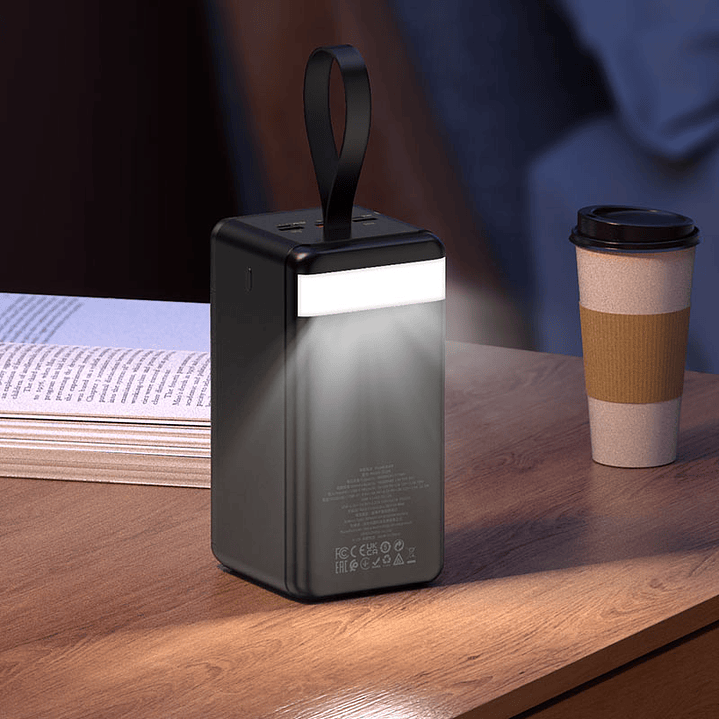 Powerbank Hoco J123D Element 22.5W+PD20W 90000mAh, Negro 6