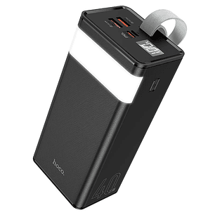 Cargador Portatil Hoco J86 Powerbank 22.5W 40.000mAh negro