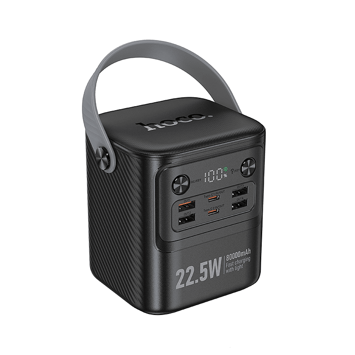 Powerbank Hoco J152 Tough 22.5W+PD20W 80,000mAh negro 1