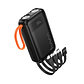 Powerbank Hoco J151 Spirit 4 cables 10000mAh negro - Miniatura 1
