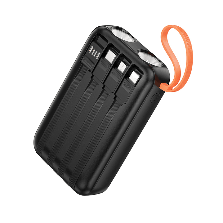 Powerbank Hoco J151 Spirit 4 cables 10000mAh negro 4