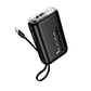 Powerbank Hoco J157 Leader 22.5W+PD20W Cable C 10000mAh Negro - Miniatura 1