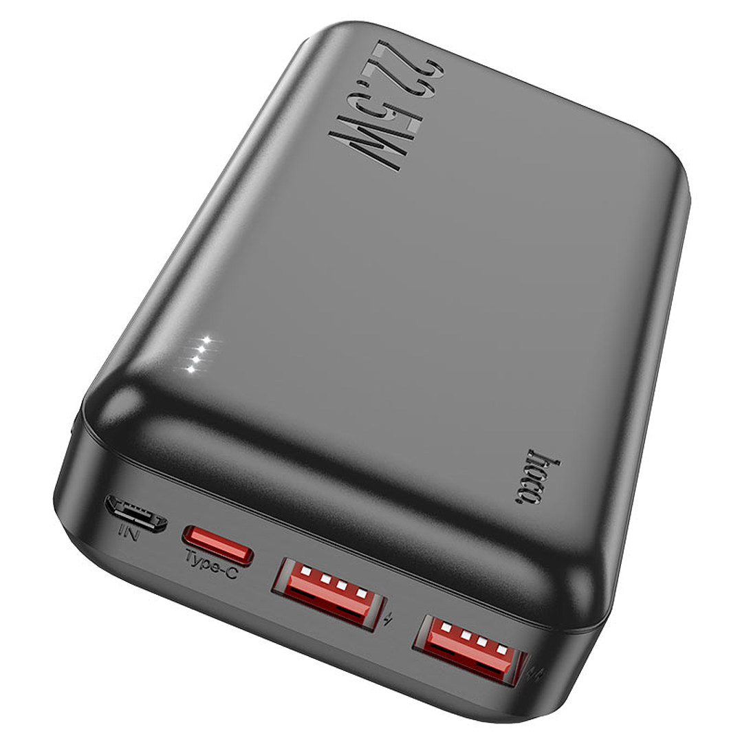 Powerbank J101A Astute, 22,5 W 20000 mAh, Negro 3
