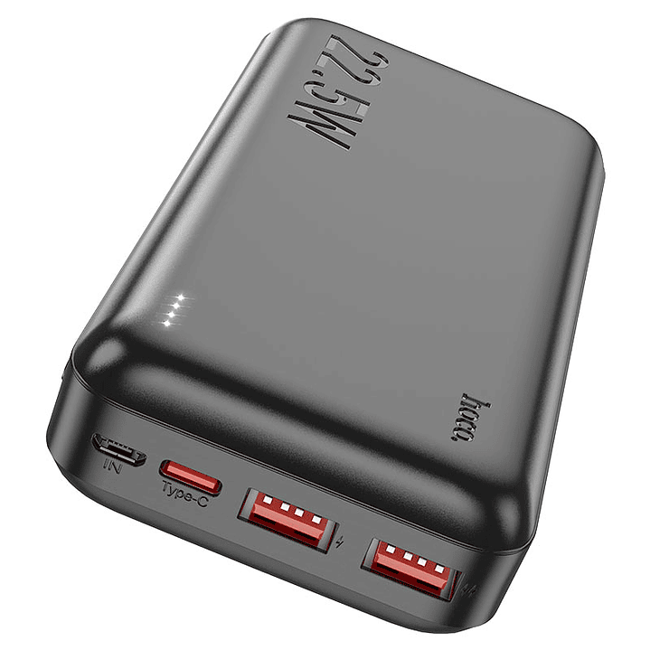 Powerbank J101A Astute, 22,5 W 20000 mAh, Negro 3