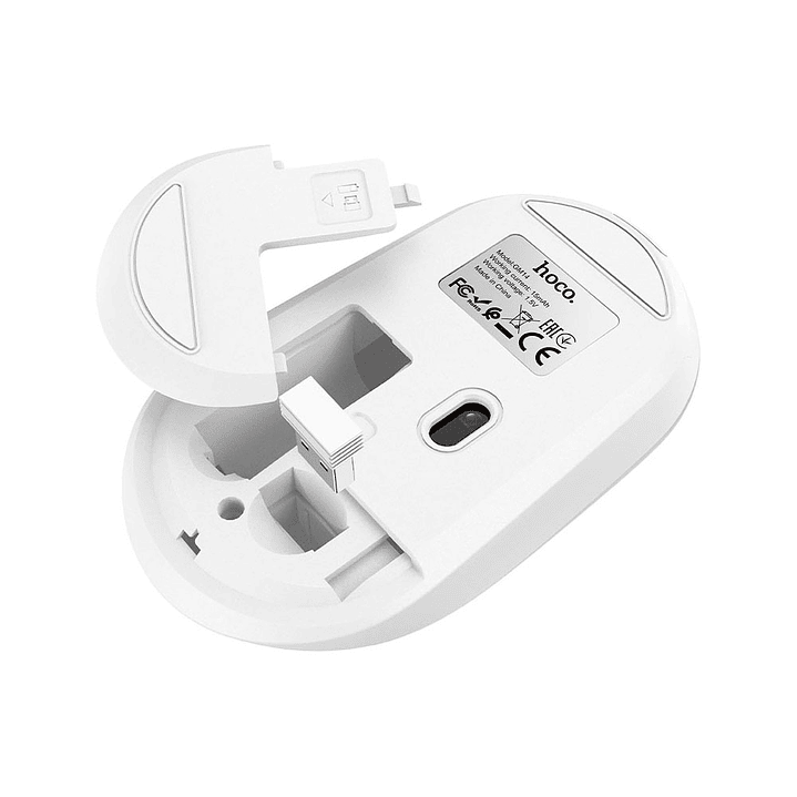 Mouse Hoco Gm14 Platinum Inalambrico 2.4Ghz Blanco 2