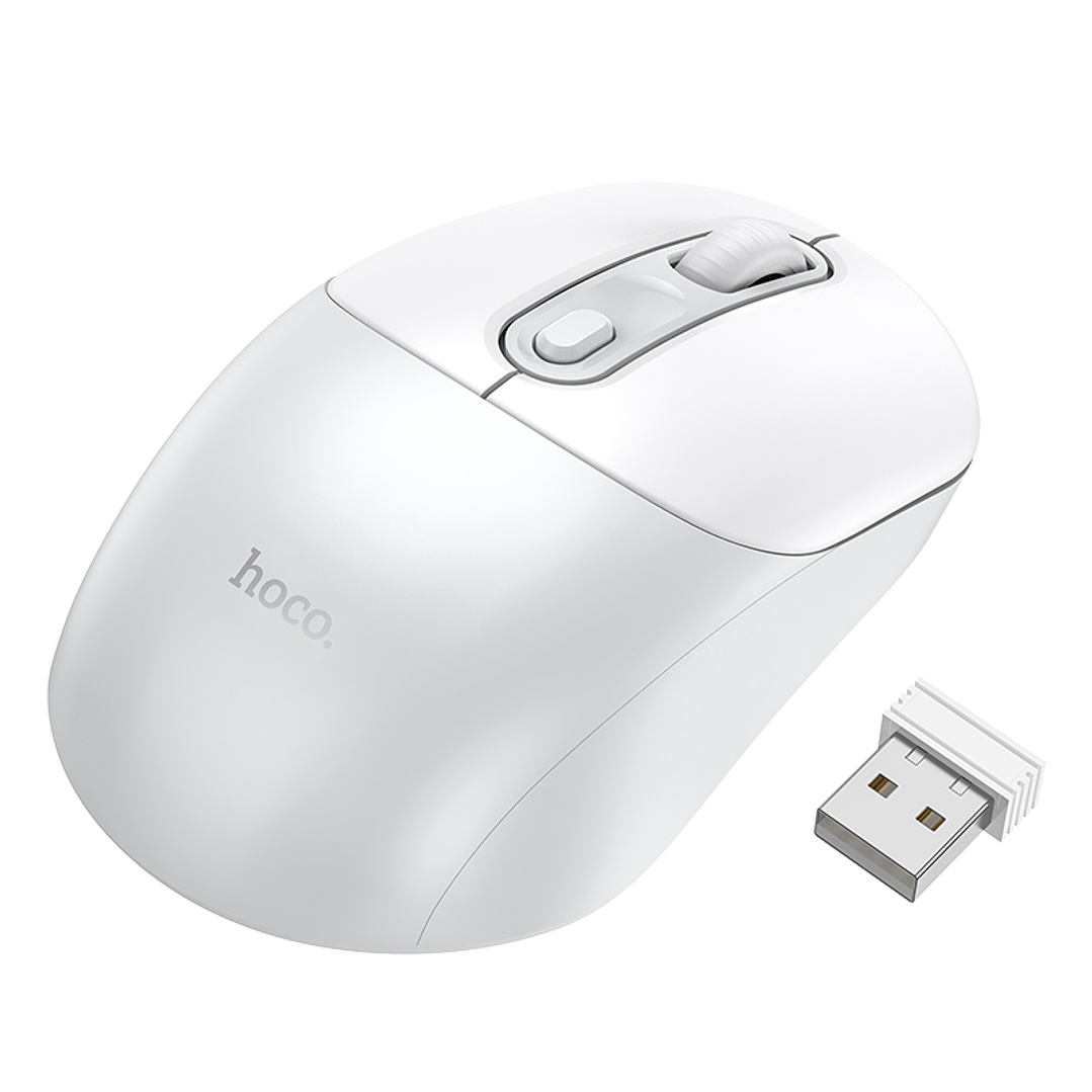 Mouse Hoco GM28 2.4G Blanco 1