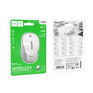 Mouse Hoco GM41 Exciting dual-mode Blanco