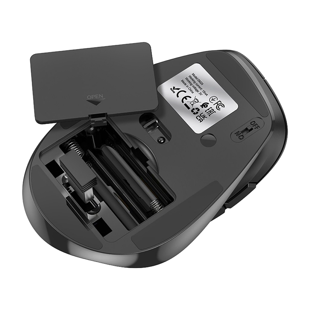 Mouse Inalámbrico Hoco GM24 Mystic six-button dual-mode, negro 3