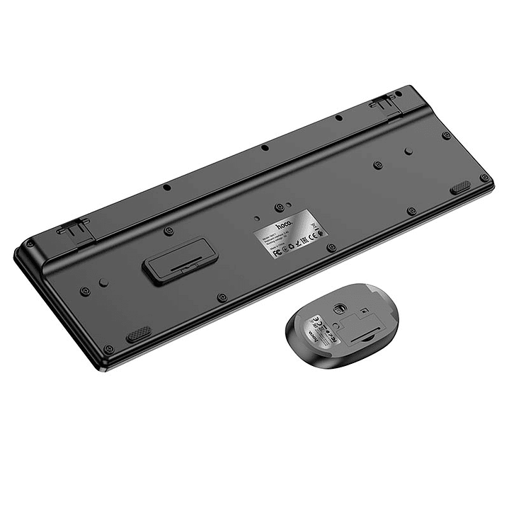 Teclado y Mouse Hoco GM17 Inalambrico negro 3