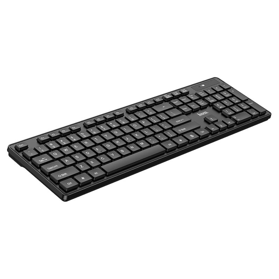 Teclado y Mouse Hoco GM17 Inalambrico negro 4