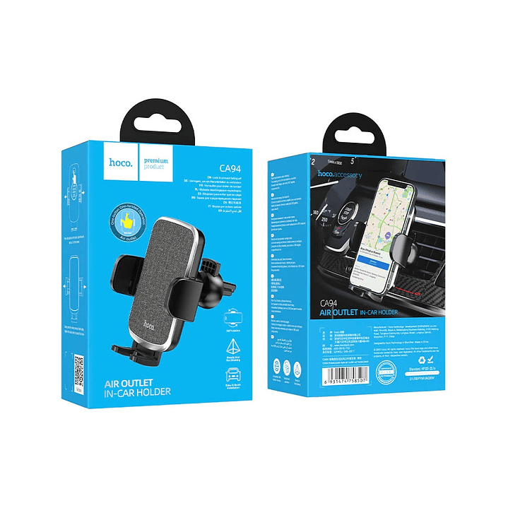 Soporte para Auto Hoco Ca94 Polaris para rejilla Negro 2