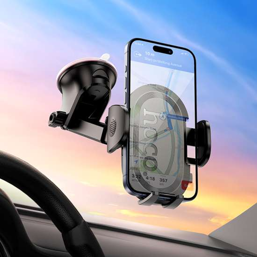 Soporte Auto Hoco H54 Brusco, negro 6