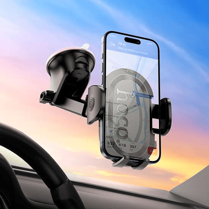 Soporte Auto Hoco H54 Brusco, negro 6