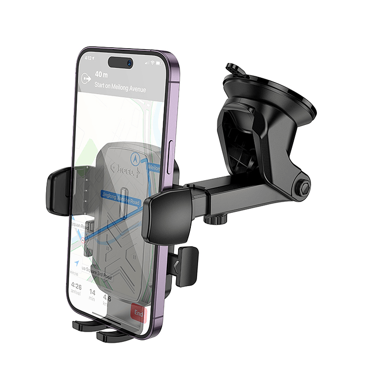 Soporte Auto Hoco H65 Gamble Negro 3