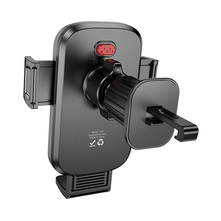 Soporte Auto Aire Hoco H78 Vista Negro 3