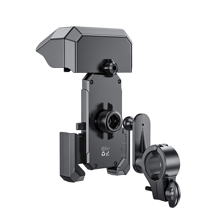 Soporte de celular para Moto Hoco H31 Wild Wolf Negro 3