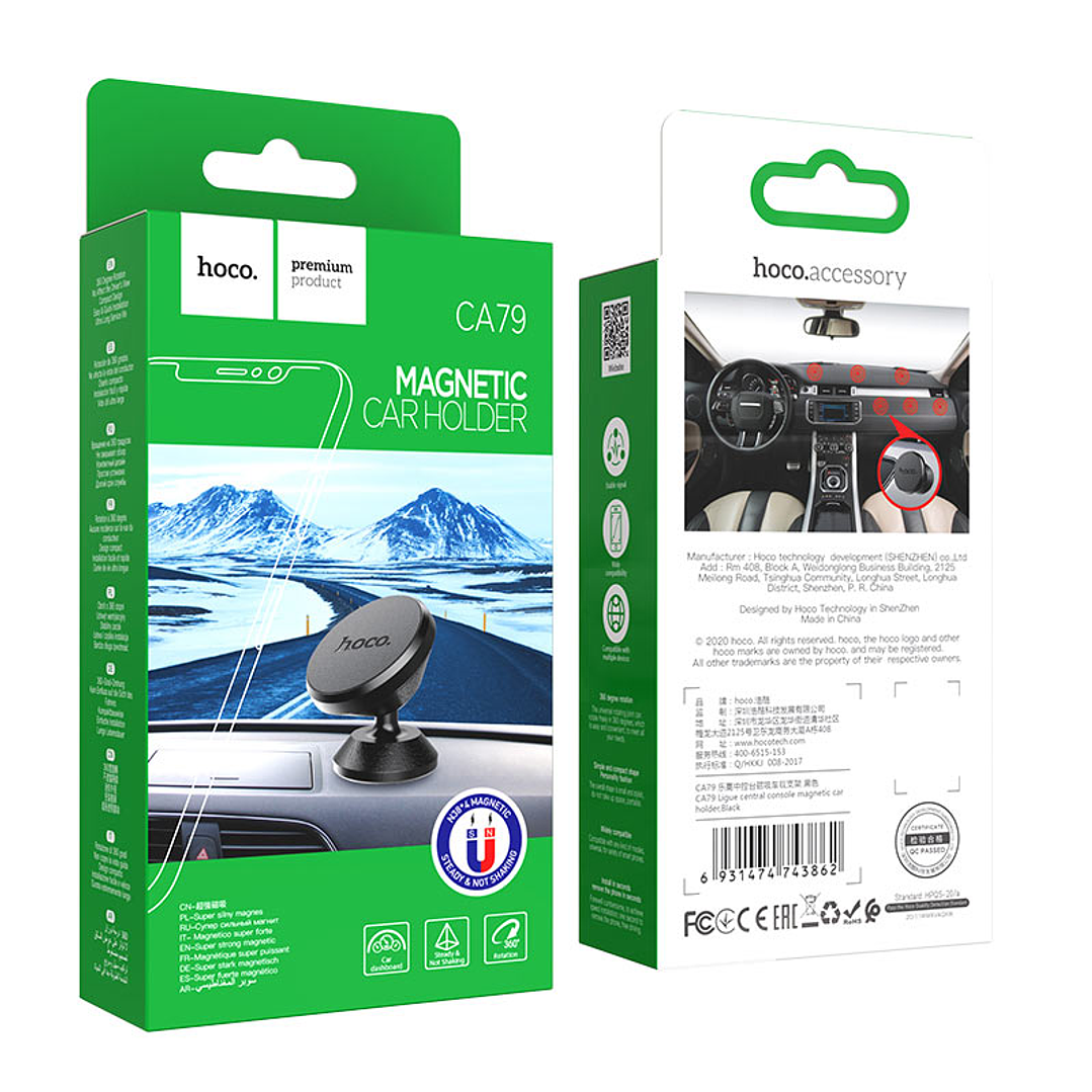 Soporte para Auto Hoco CA79 Ligue para tablero Negro 2