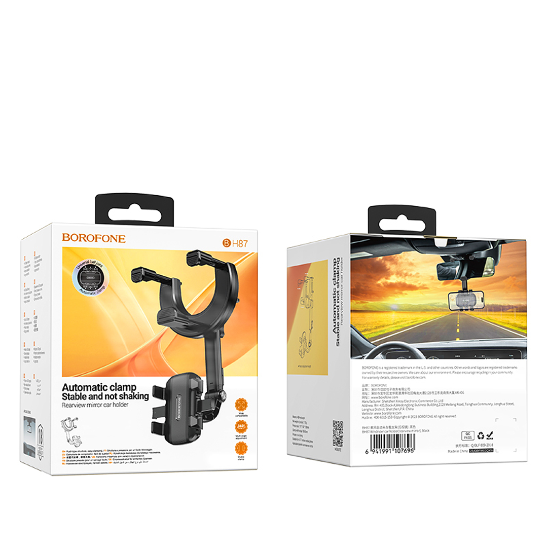 Soporte Auto Borofone BH87 Negro 2